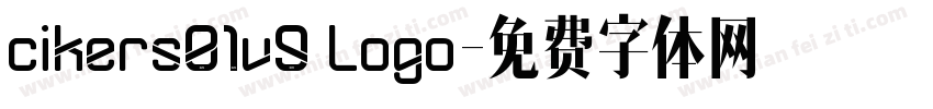 cikers01v9 logo字体转换